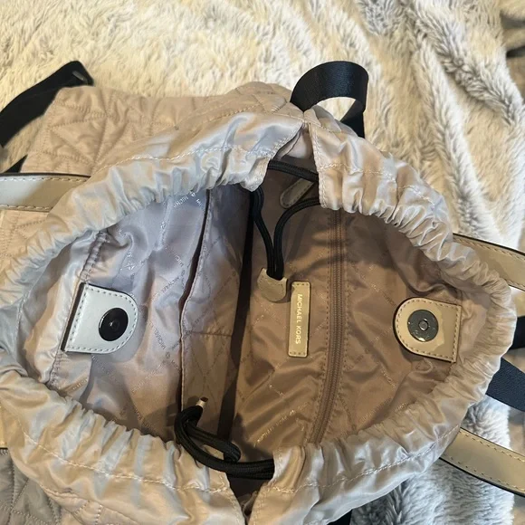 New Michael Kors Quilted Backpack in Cream (never worn/brand new) - Picture 3 of 7